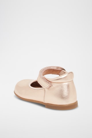Leren Mary Janes - Goudkleurig