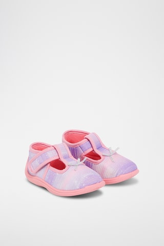 Pantoffels als Saloméschoen - Roze