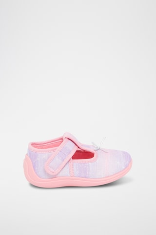 Pantoffels als Saloméschoen - Roze