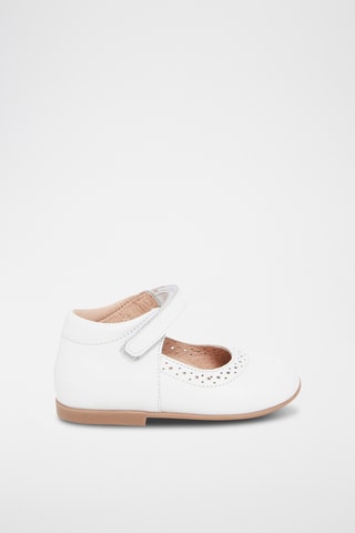 Leren Mary Janes - Wit