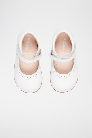 Leren Mary Janes - Wit