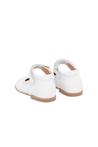 Leren Mary Janes - Wit