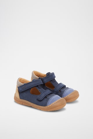 Leren Sandalen - Marineblauw