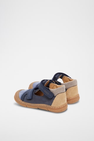 Leren Sandalen - Marineblauw
