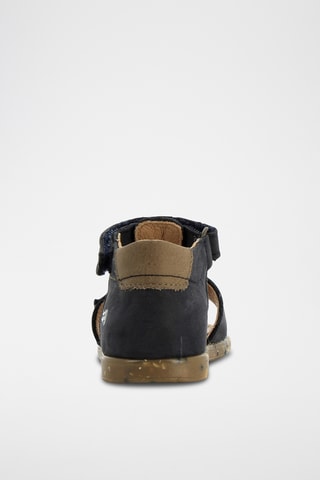 Leren Sandalen - Marineblauw