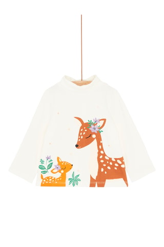 Ondertrui met Dierenmotief - Beige
