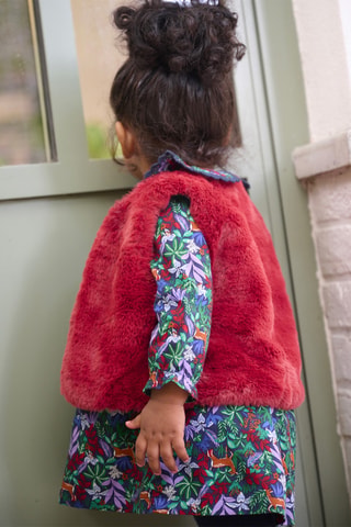 Mouwloos Vest - Bordeauxrood