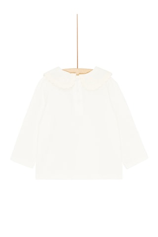 T-shirt met lange mouwen - Beige
