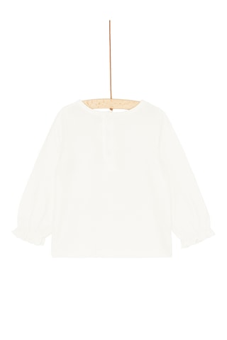 T-shirt met Natuurmotief - Beige