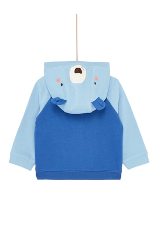 Vest met Automotief en Dierenkop - Blauw