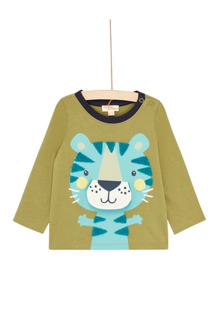 T-shirt met lange mouwen - Groen