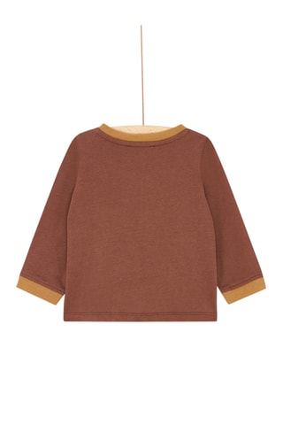 T-shirt met Dierenmotief - Bruin