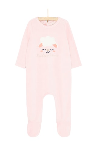 Kruippakje met Schapenmotief - Roze