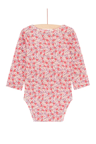 Rompertje met Bloemenmotief - Beige