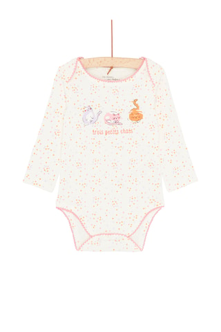 Rompertje met Stippenmotief - Beige