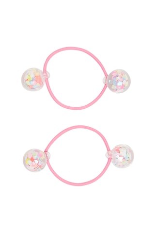 2 Decoratieve Elastiekjes - Goudkleurig