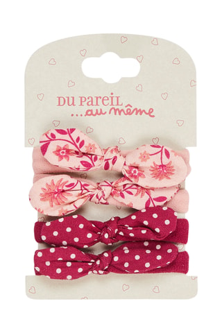 4 Elastieken - Roze