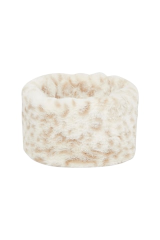 Colsjaal met Luipaardprint - Beige
