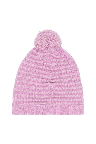 Muts met Pompon - Paars