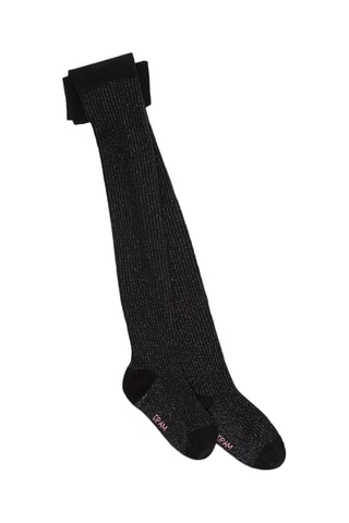Lurex Panty - Zwart