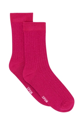 Lurex Sokken - Roze