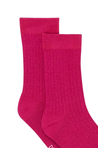 Lurex Sokken - Roze