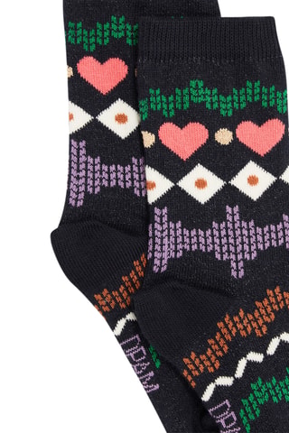 Sokken met Jacquardmotief - Zwart