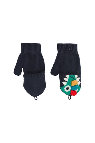 Handschoenen met Krokodil - Blauw