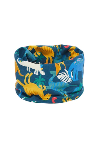 Colsjaal met Dinosaurusmotief - Blauw