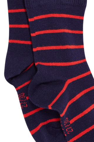 Sokken met Streepmotief - Rood