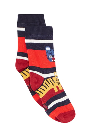 Sokken met Kattenmotief - Blauw