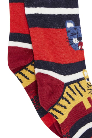 Sokken met Kattenmotief - Blauw