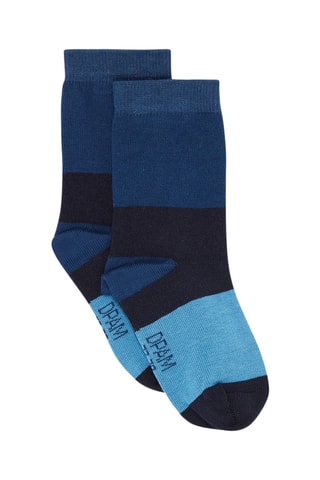 Sokken met streepmotief - Blauw