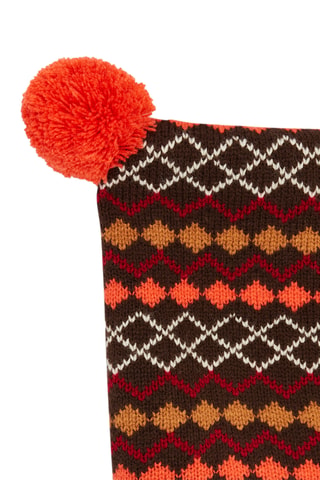 Bivakmuts met Jacquardmotief - Zwart