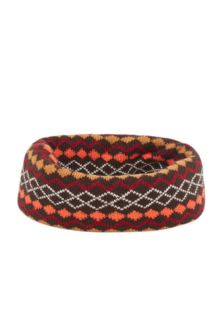 Colsjaal met jacquardmotief - Zwart