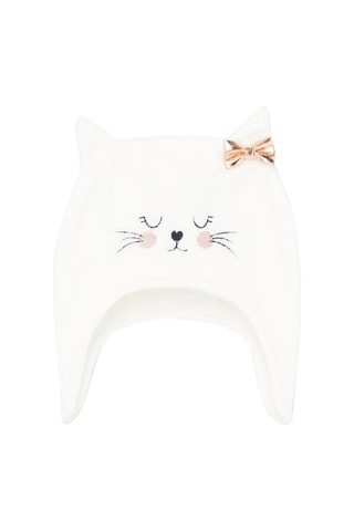 Chapka met Katmotief - Beige