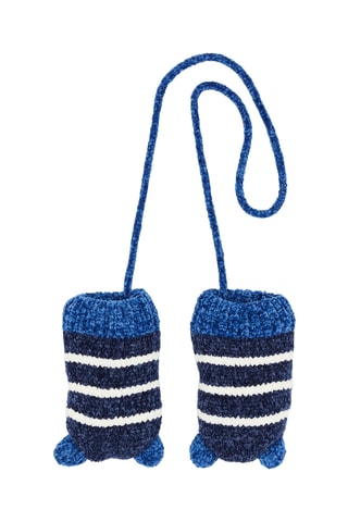 Wanten met Streepmotief - Blauw