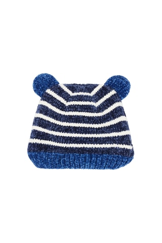 Muts met Streepmotief - Blauw