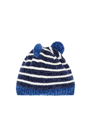 Muts met Streepmotief - Blauw