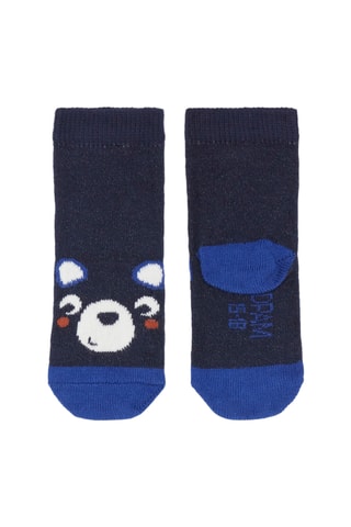 Sokken met Beermotief  - Blauw