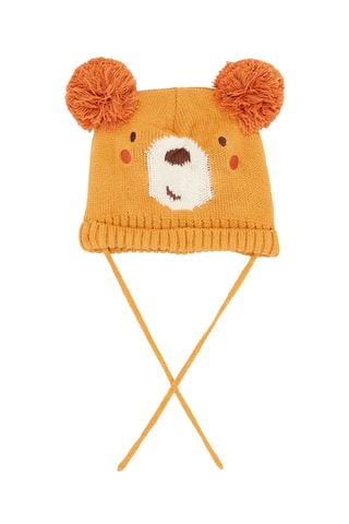 Muts met Pompons - Camel