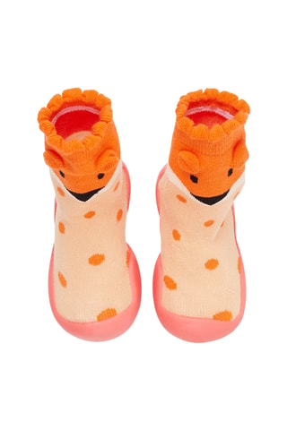 Sloffen met Stippenmotief - Oranje