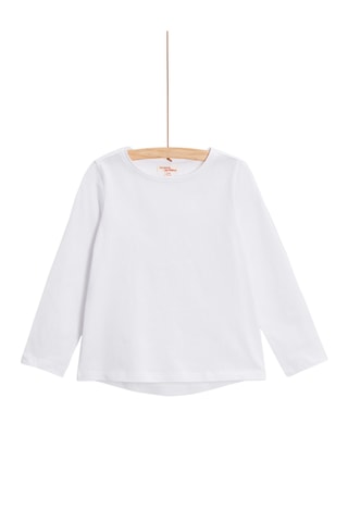 T-shirt met lange mouwen - Wit