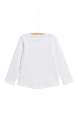 T-shirt met lange mouwen - Wit