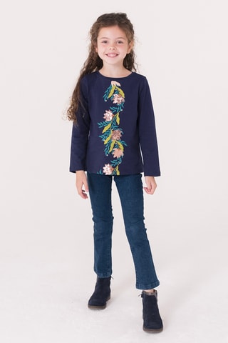 T-shirt - Marineblauw