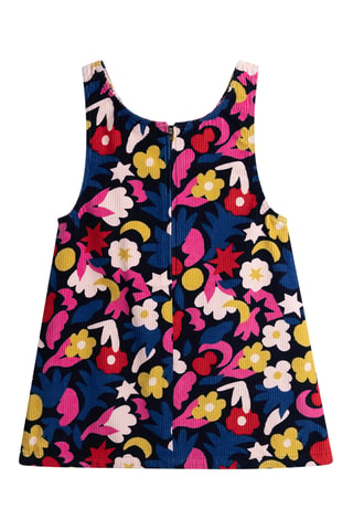 Velours Jurk - Marineblauw