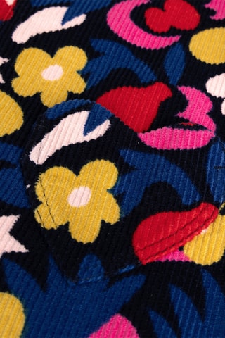 Velours Jurk - Marineblauw