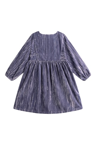 Velours Jurk - Paars