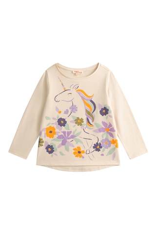 T-shirt - Ivoorkleurig