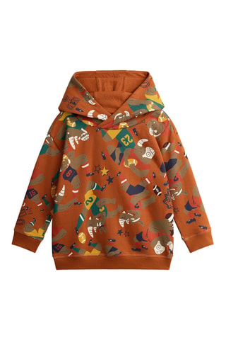 Sweater met Capuchon - Steenrood